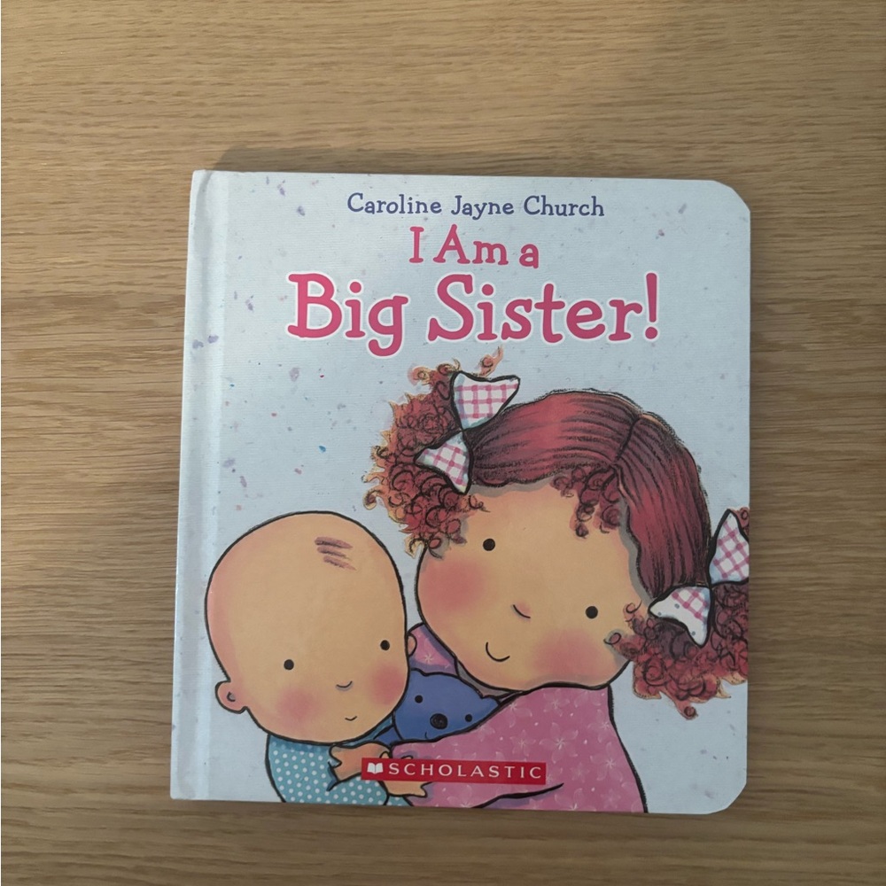 Scholastic 'I Am a Big Sister!' Book with Pink and Purple Accents